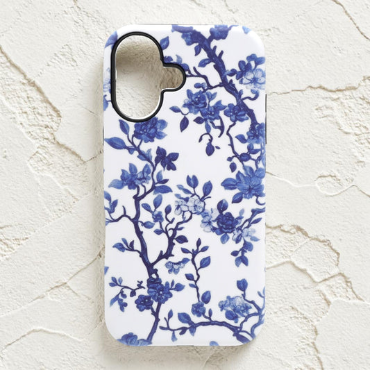Blue Willow Bloom Chinoiserie Blue Floral Botanical Phone Case