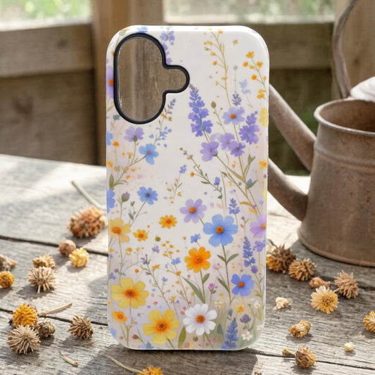 Scattered Spring Blooms Floral Botanical Phone Case