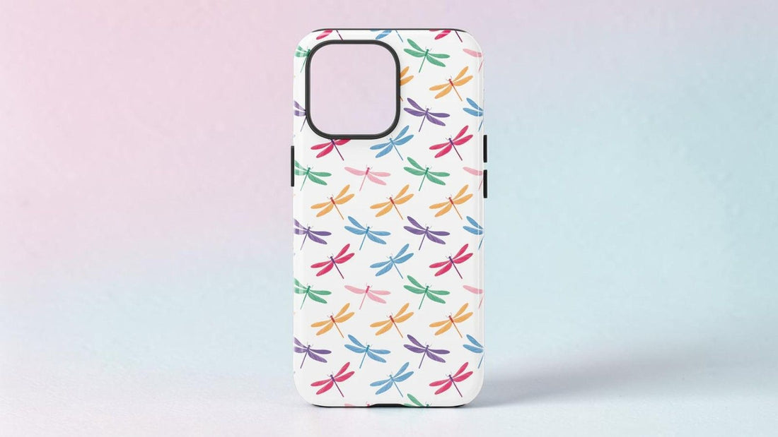 Dragonfly design artwork phone case for iPhone 16