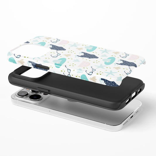 Summer Beach Icons Pattern Phone Case