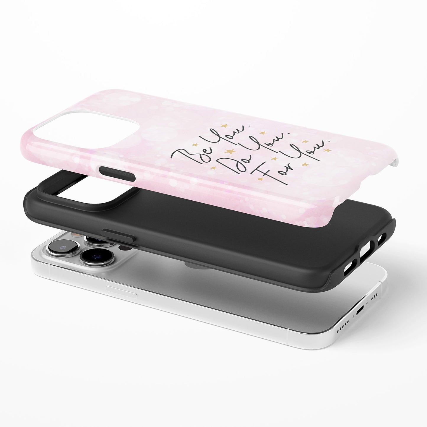 Be You Do You For You Inspirational Pink Cotton Candy Phone Case