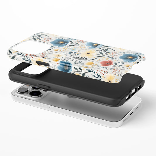 Vibrant Garden Floral Pattern Phone Case