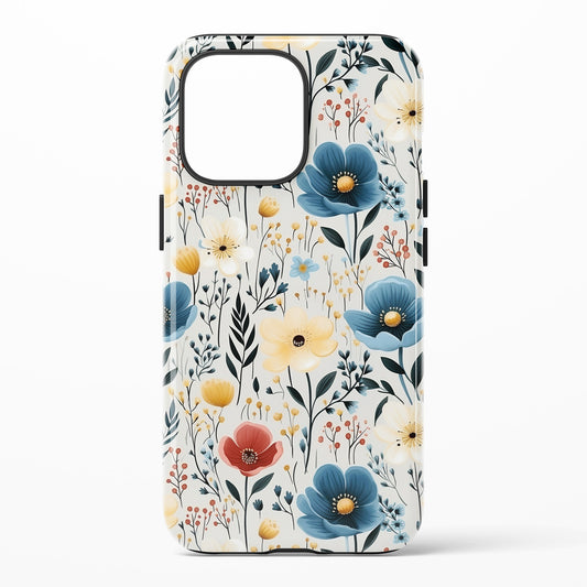 Vibrant Garden Floral Pattern Phone Case