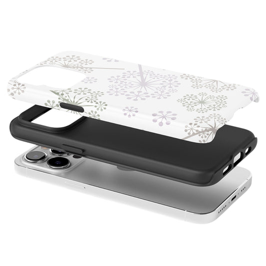 Pastel Dandelion Burst Pattern Phone Case