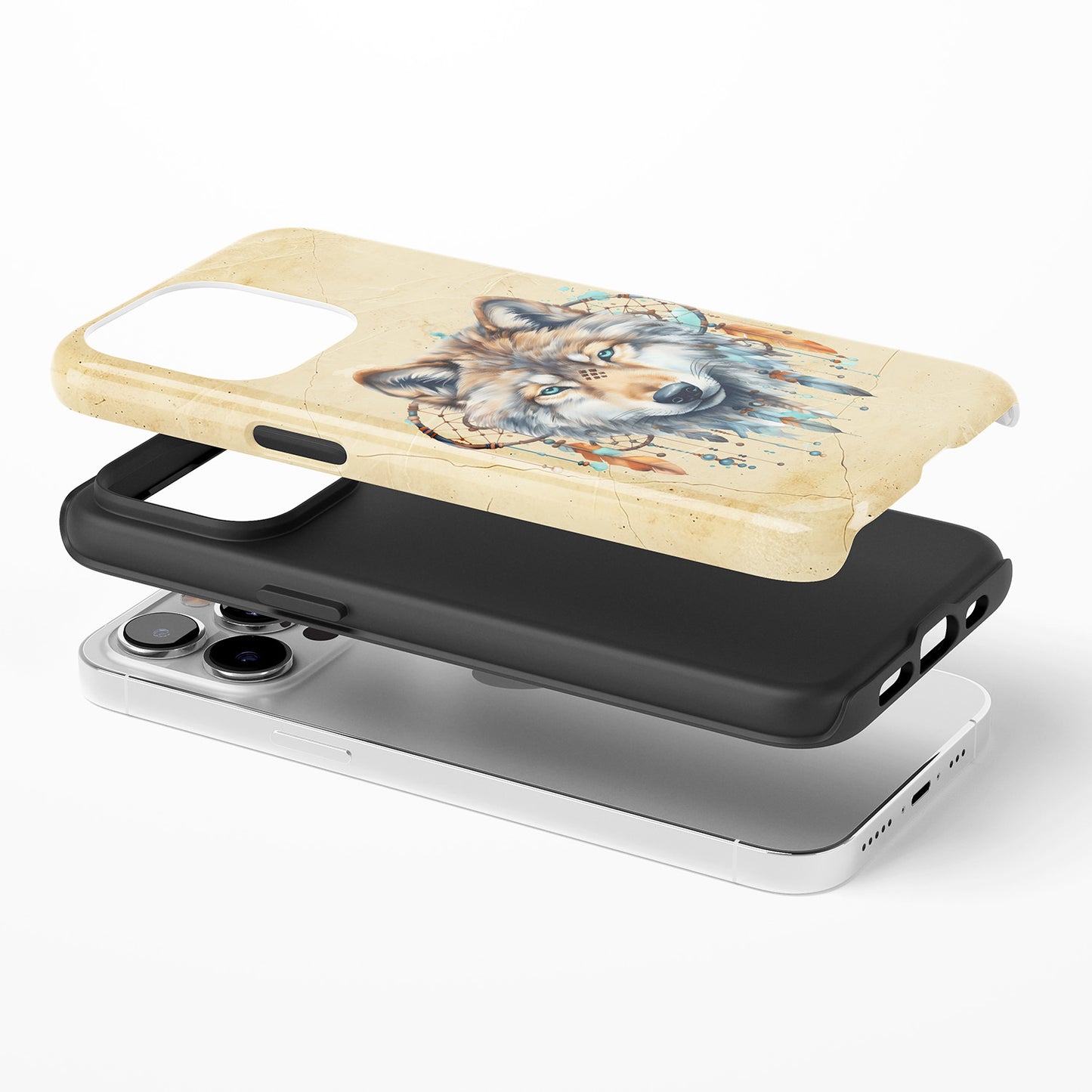 Wolf Dreamcatcher Art Phone Case
