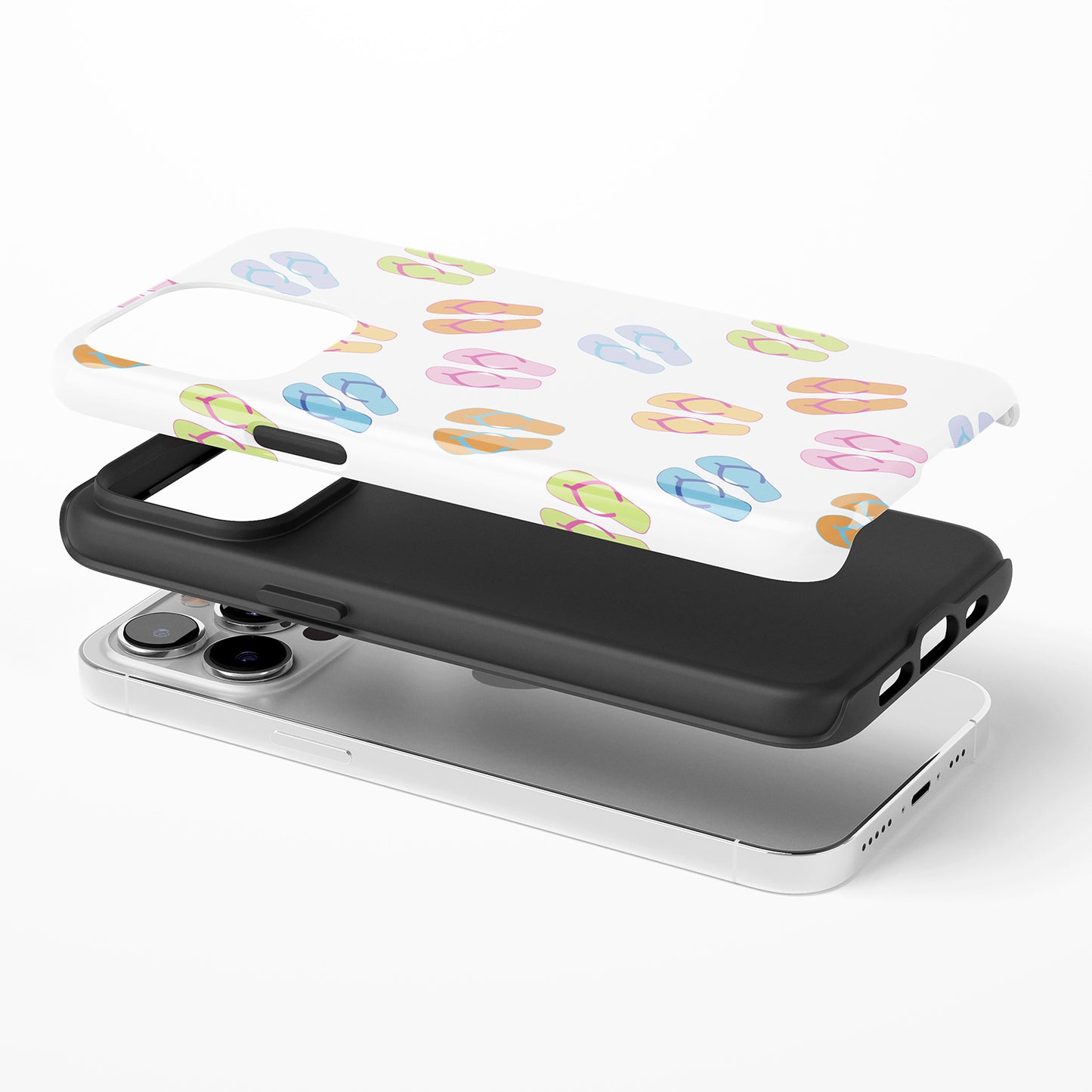 Colorful Flip‑Flops Pattern Phone Case
