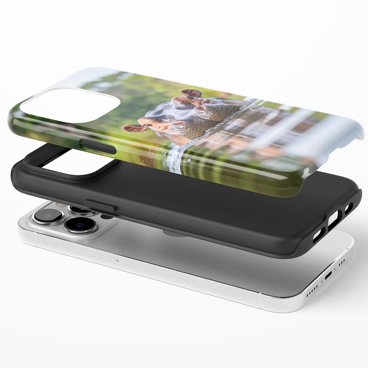Hippo Water Wildlife Phone Case