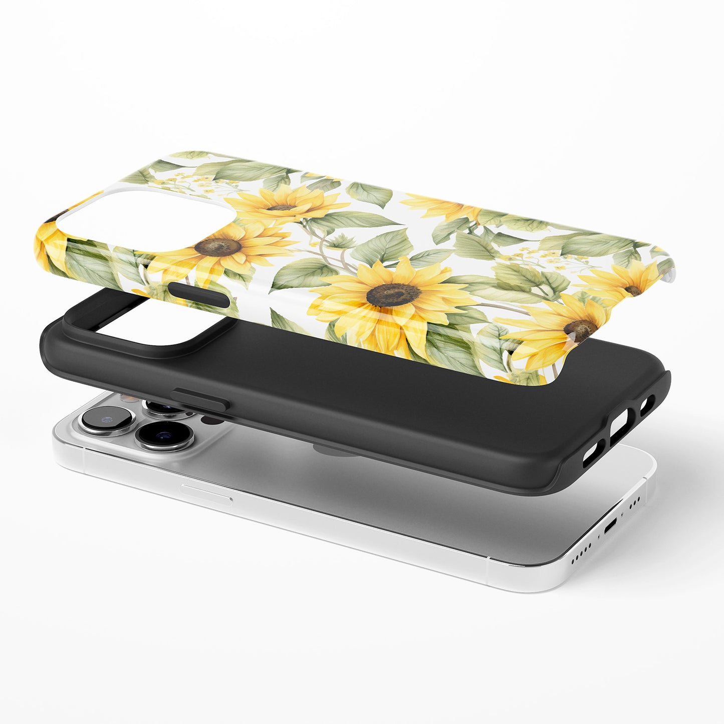 Happy Sunflowers Pattern Phone Case