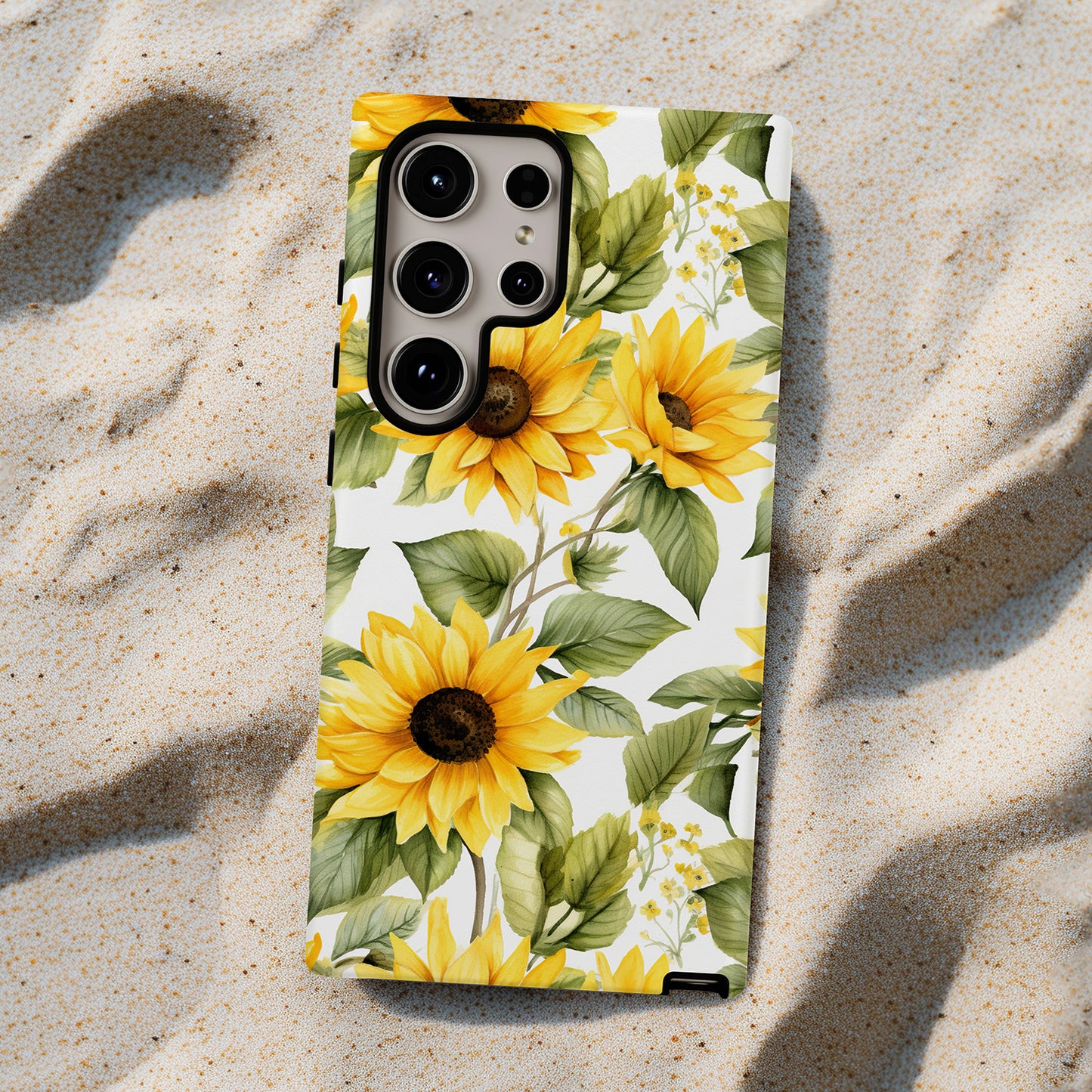 Happy Sunflowers Pattern Phone Case