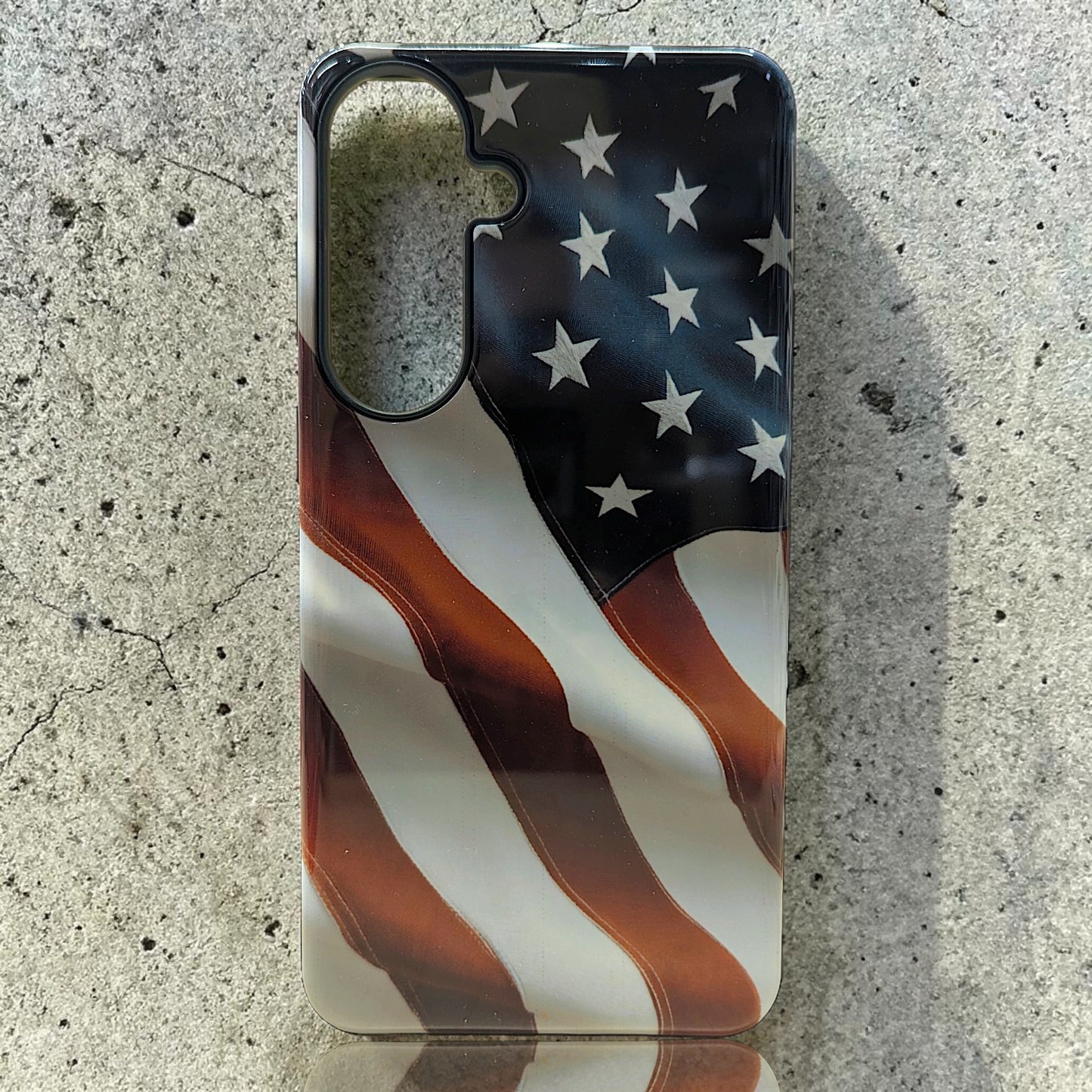 American Pride Wave Flag Phone Case