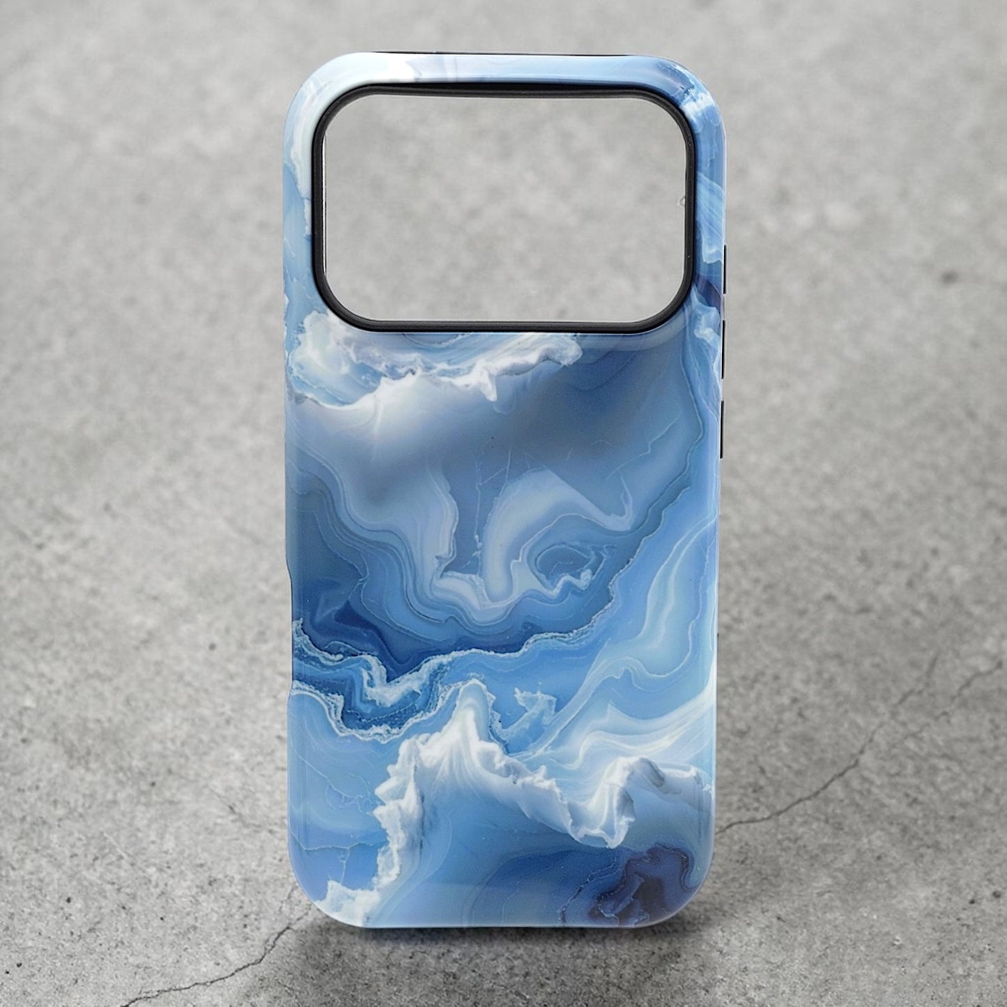 Blue Marble Drift Swirl Phone Case