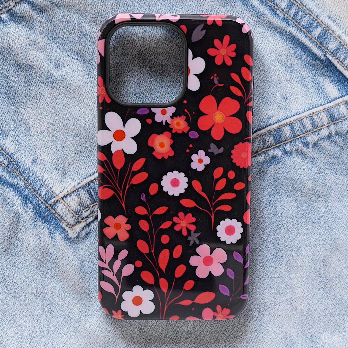 Midnight Garden Floral Phone Case