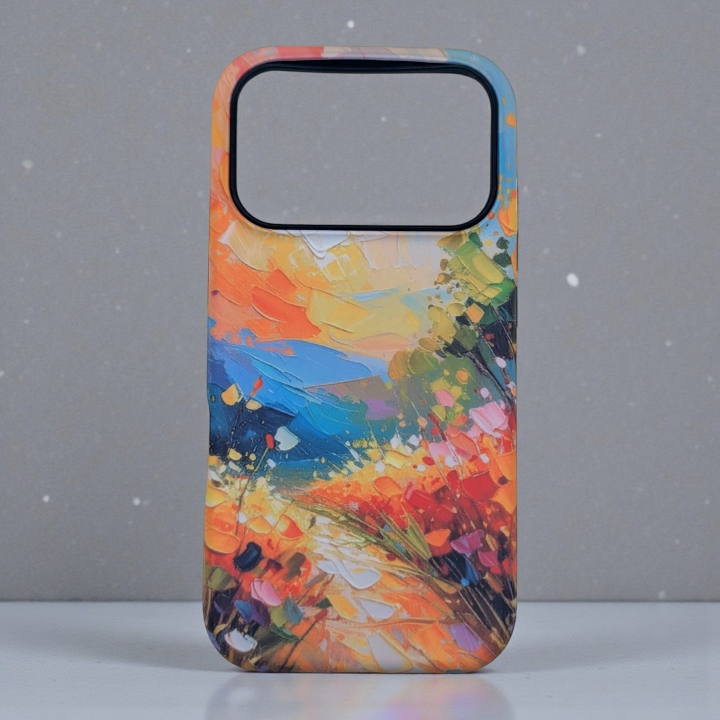 Colorfield Path Vibrant Abstract Painted Phone Case
