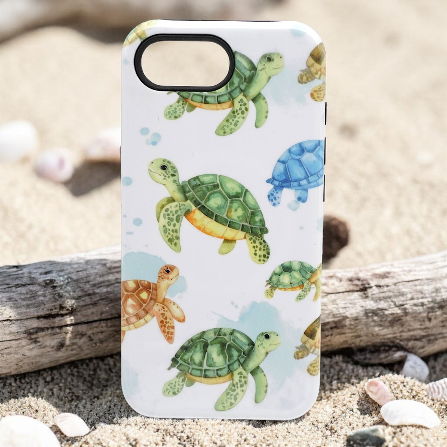 Sea Turtle Parade Pattern Phone Case